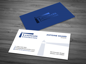 Business Card Design by Tripti Ranjan Gain for Landmark Construction | Design: #33044057