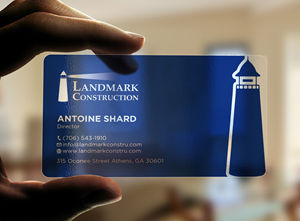 Business Card Design by Tripti Ranjan Gain for Landmark Construction | Design: #33044064