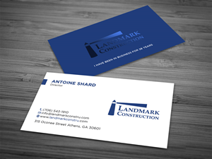 Business Card Design by Tripti Ranjan Gain for Landmark Construction | Design: #33044066