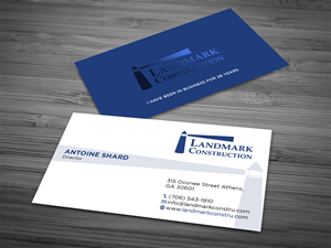 Business Card Design by Tripti Ranjan Gain for Landmark Construction | Design: #33044067