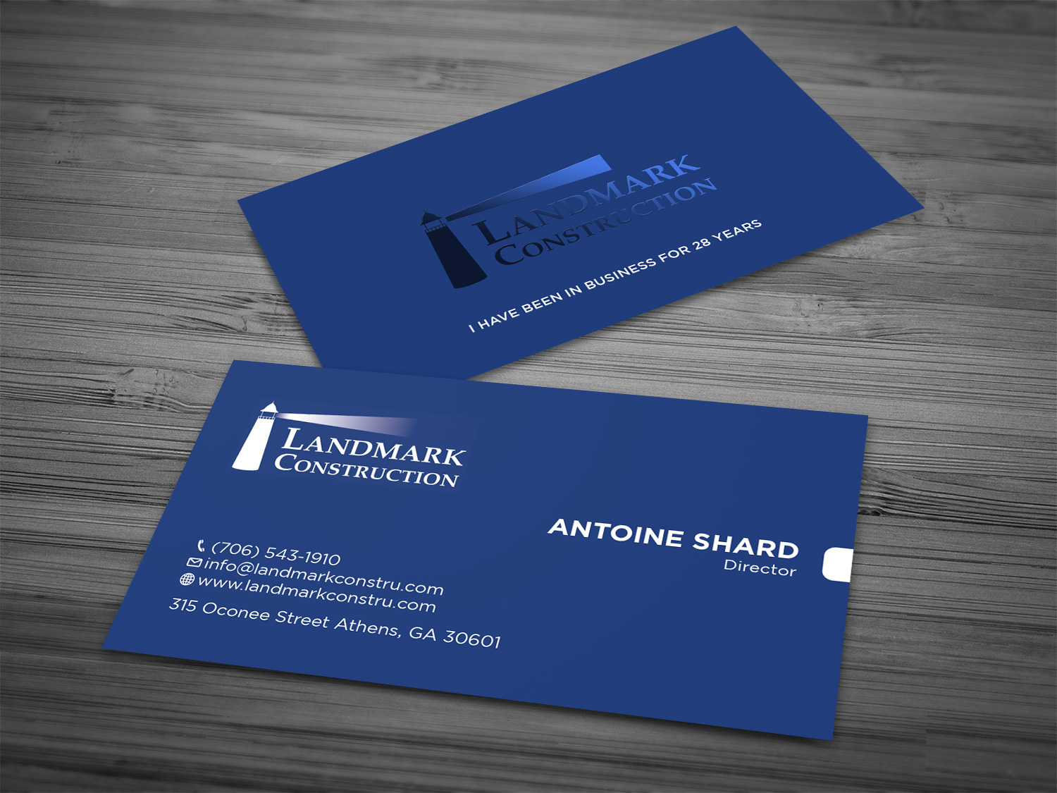 Business Card Design by Tripti Ranjan Gain for Landmark Construction | Design #33044069
