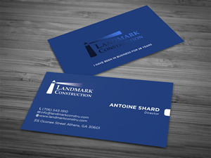 Business Card Design by Tripti Ranjan Gain for Landmark Construction | Design: #33044069