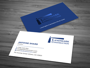 Business Card Design by Tripti Ranjan Gain for Landmark Construction | Design: #33044072