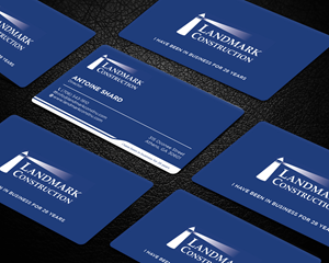 Business Card Design by Tripti Ranjan Gain for Landmark Construction | Design: #33044073