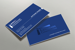 Business Card Design by Tripti Ranjan Gain for Landmark Construction | Design: #33044078