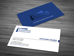 Business Card Design by Tripti Ranjan Gain for Landmark Construction | Design: #33044079