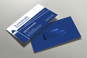 Business Card Design by Tripti Ranjan Gain for Landmark Construction | Design: #33044080