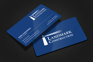 Business Card Design by Uttom 2 for Landmark Construction | Design: #33042700