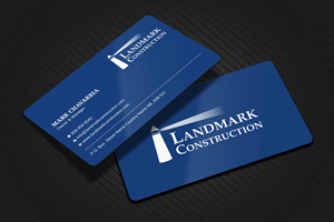 Business Card Design by Uttom 2 for Landmark Construction | Design: #33042924
