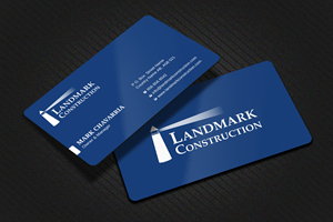 Business Card Design by Uttom 2 for Landmark Construction | Design: #33042925