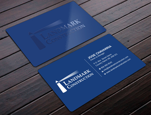 Business Card Design by Uttom 2 for Landmark Construction | Design: #33043029