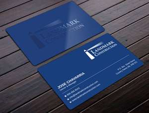Business Card Design by Uttom 2 for Landmark Construction | Design: #33043030