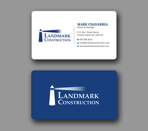 Diseño de Tarjeta de Presentación por Uttom 2 para Landmark Construction | Diseño: #33043154