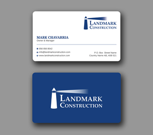 Diseño de Tarjeta de Presentación por Uttom 2 para Landmark Construction | Diseño: #33043155