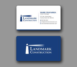 Diseño de Tarjeta de Presentación por Uttom 2 para Landmark Construction | Diseño: #33043156