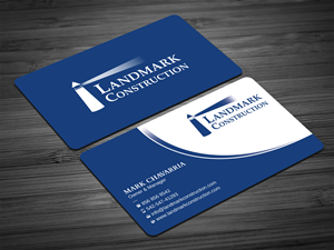 Diseño de Tarjeta de Presentación por Uttom 2 para Landmark Construction | Diseño: #33046345