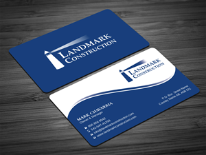 Diseño de Tarjeta de Presentación por Uttom 2 para Landmark Construction | Diseño: #33046367