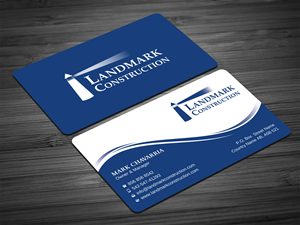Diseño de Tarjeta de Presentación por Uttom 2 para Landmark Construction | Diseño: #33046369