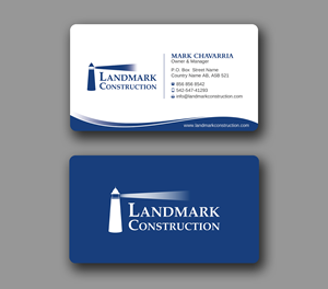 Diseño de Tarjeta de Presentación por Uttom 2 para Landmark Construction | Diseño: #33056790