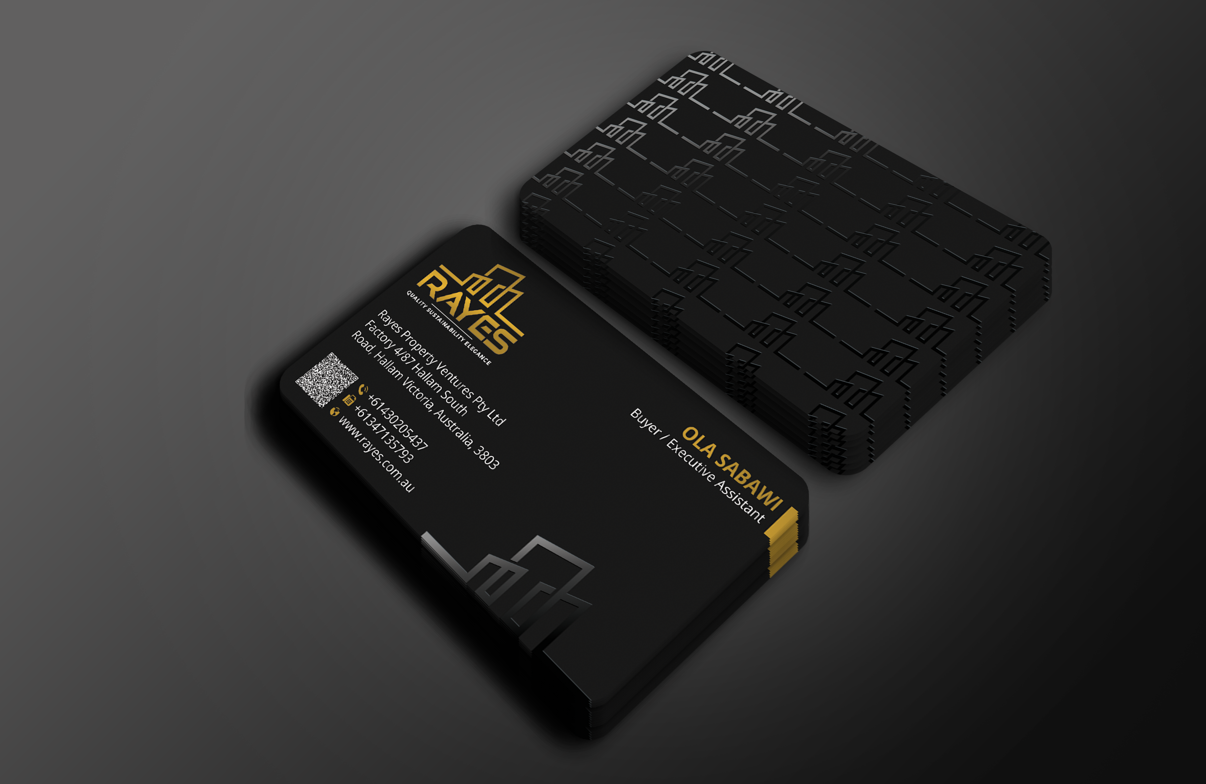 Business Card Design by Expert Bappy for Rayes Pty Ltd | Design #33063424