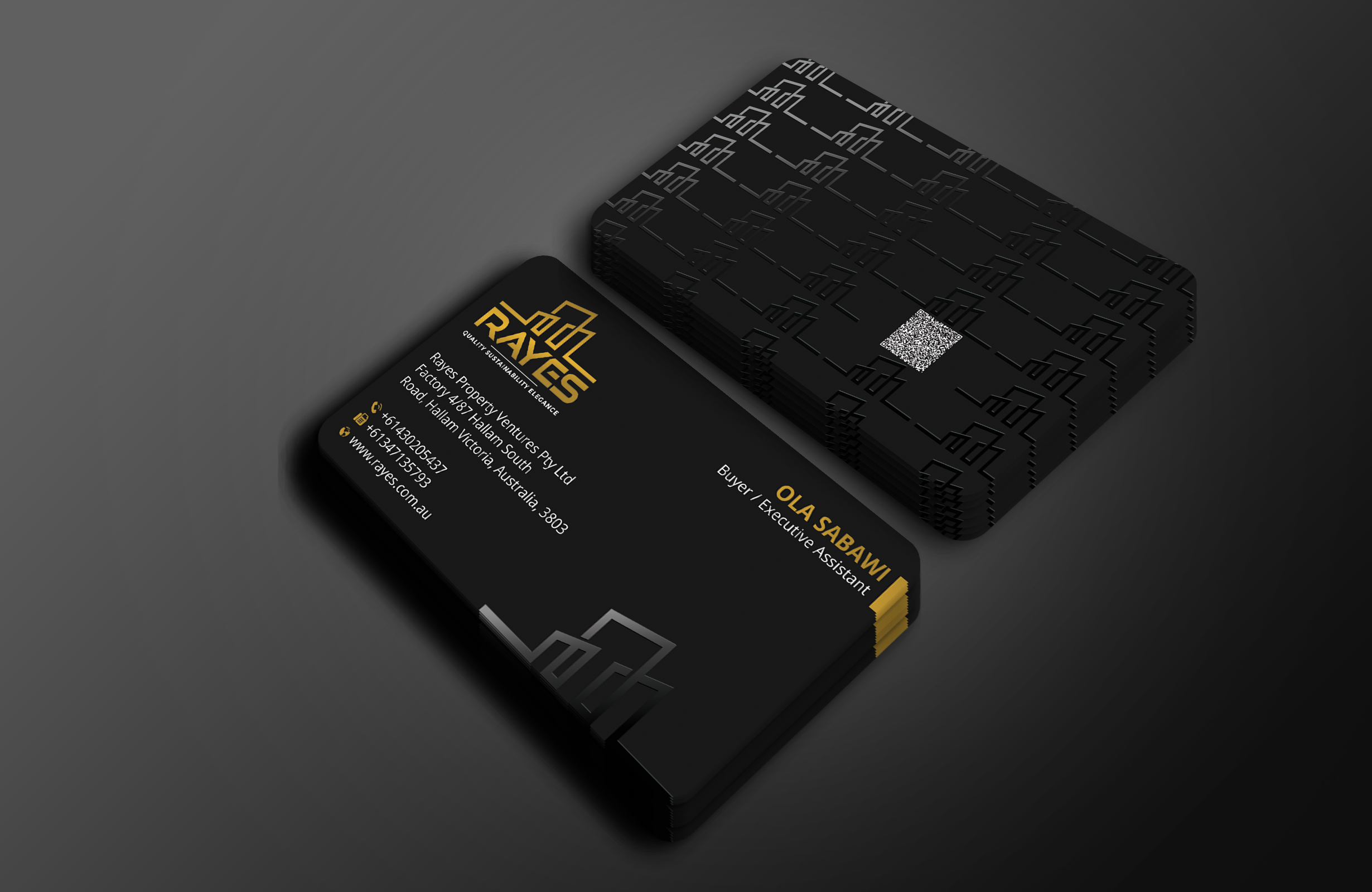 Business Card Design by Expert Bappy for Rayes Pty Ltd | Design #33063462