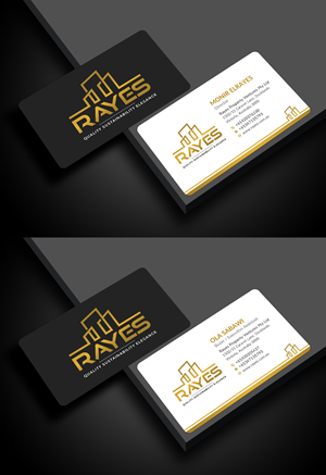 Visitenkarten-Design von Sun Moon Graphic Designer für Rayes Pty Ltd | Design #33041506