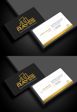 Design de Carte de Visite par Sun Moon Graphic Designer pour Rayes Pty Ltd | Design : #33041569