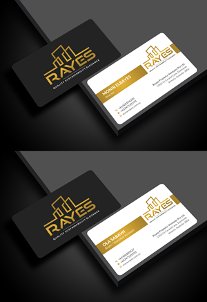 Design de Carte de Visite par Sun Moon Graphic Designer pour Rayes Pty Ltd | Design : #33041733