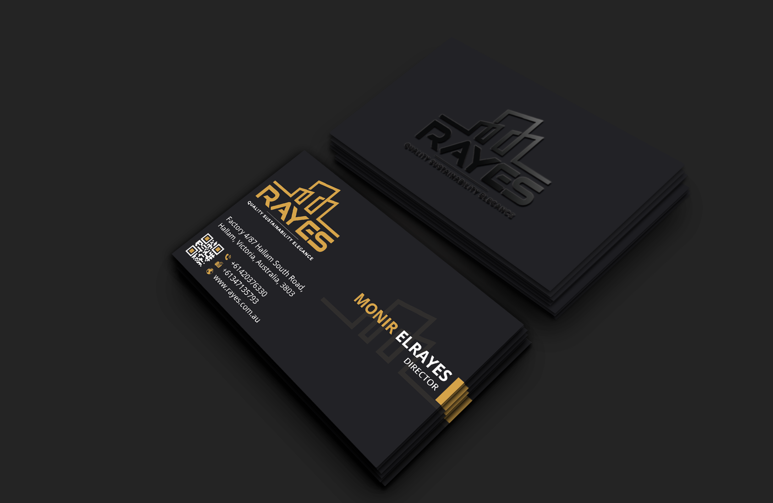 Business Card Design by DesignerShahadat for Rayes Pty Ltd | Design #33045294
