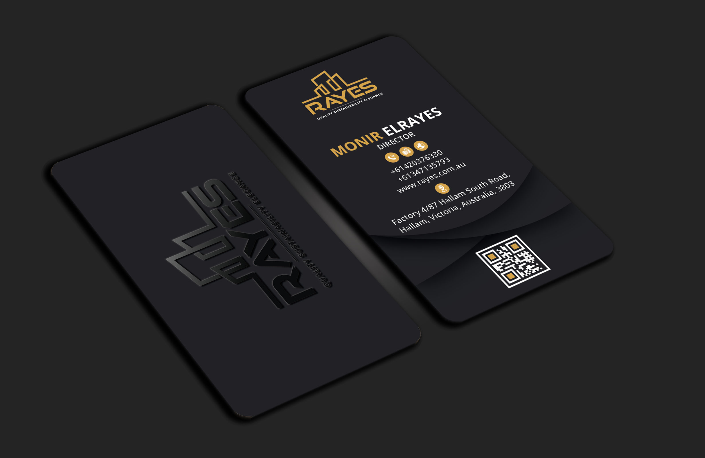 Business Card Design by DesignerShahadat for Rayes Pty Ltd | Design #33045397