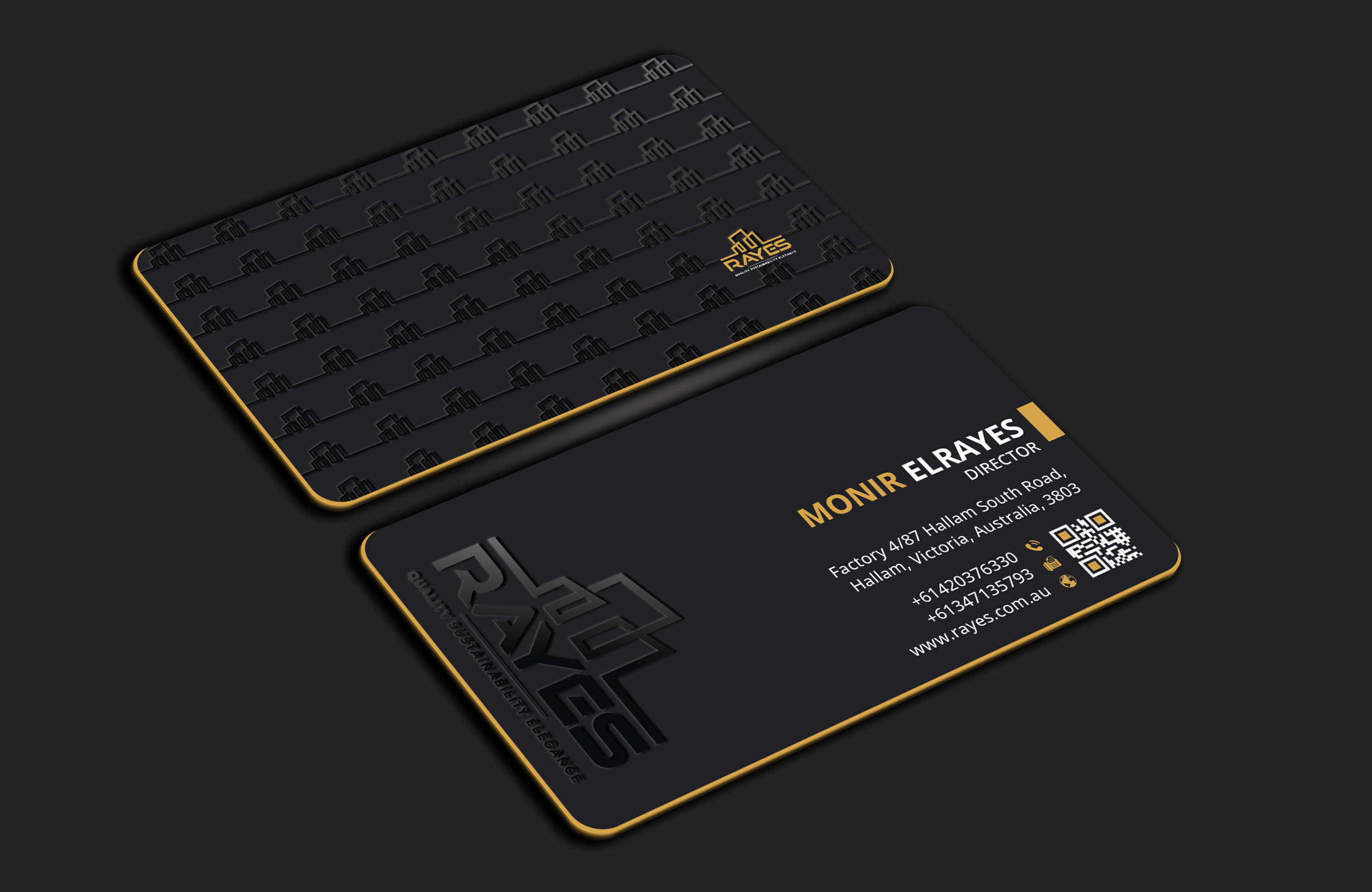 Business Card Design by DesignerShahadat for Rayes Pty Ltd | Design #33045771
