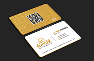 Visitenkarten-Design von DesignerShahadat für Rayes Pty Ltd | Design: #33046192