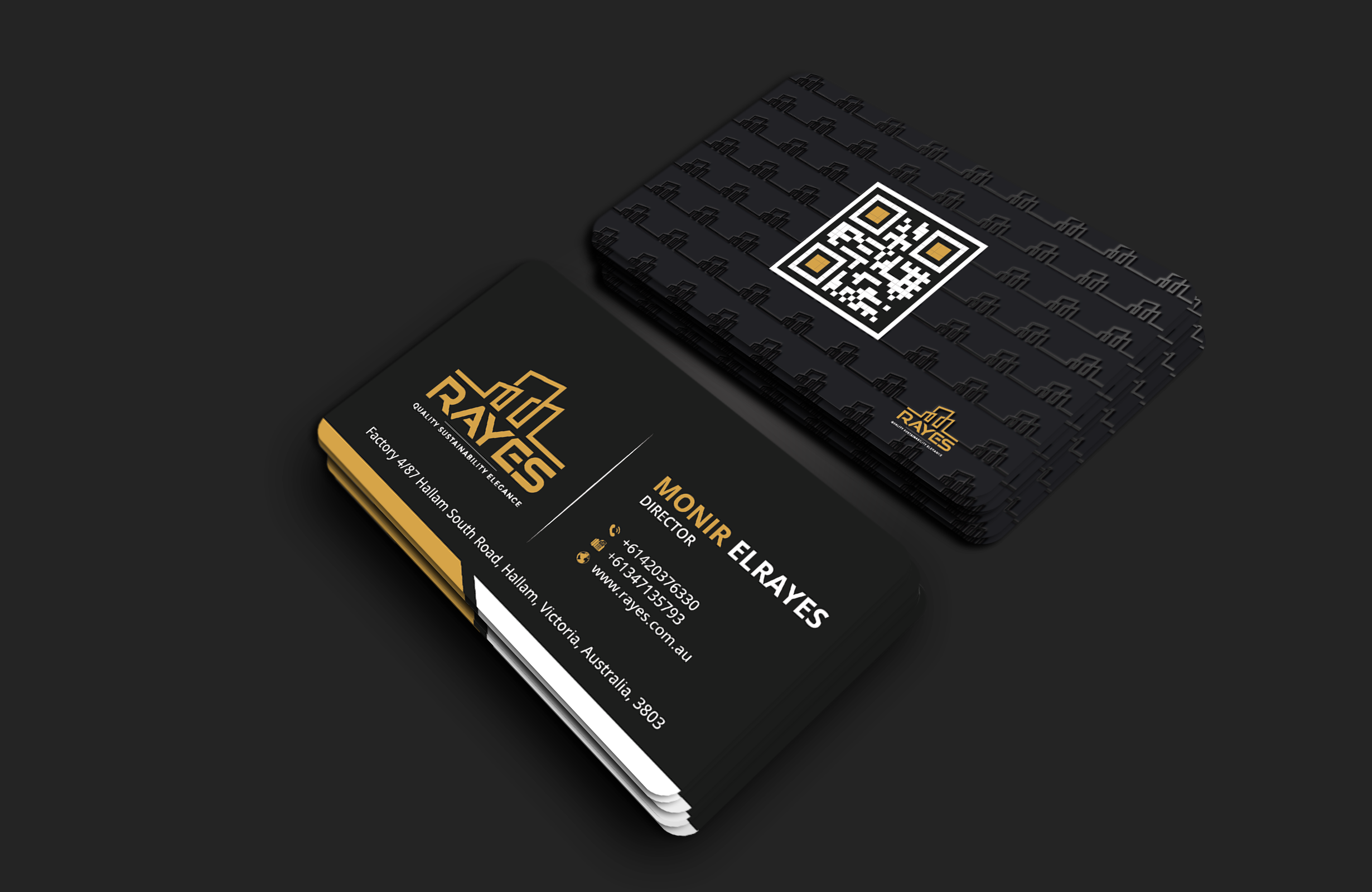 Business Card Design by DesignerShahadat for Rayes Pty Ltd | Design #33046221