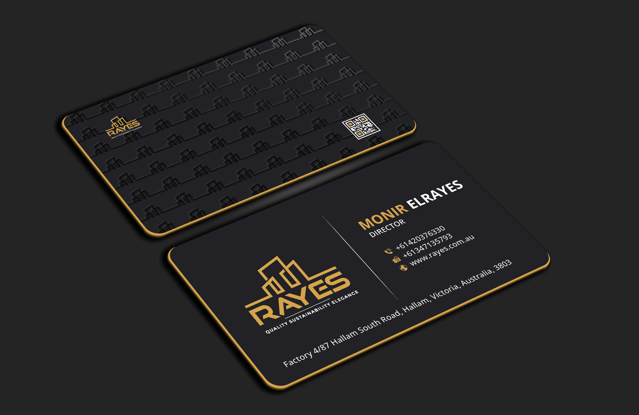 Business Card Design by DesignerShahadat for Rayes Pty Ltd | Design #33046222