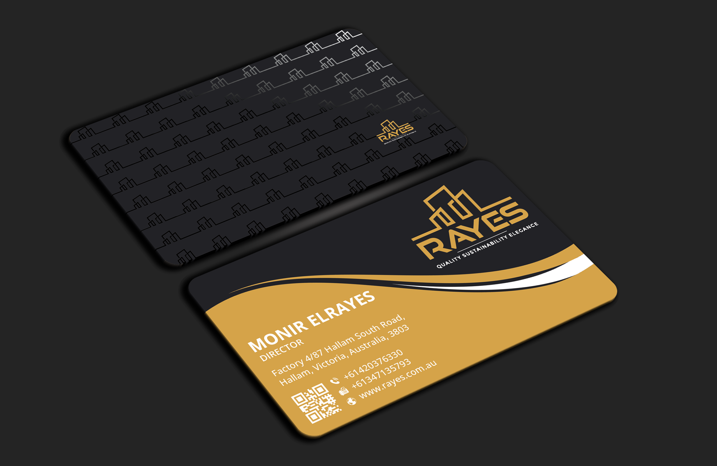 Business Card Design by DesignerShahadat for Rayes Pty Ltd | Design #33047636