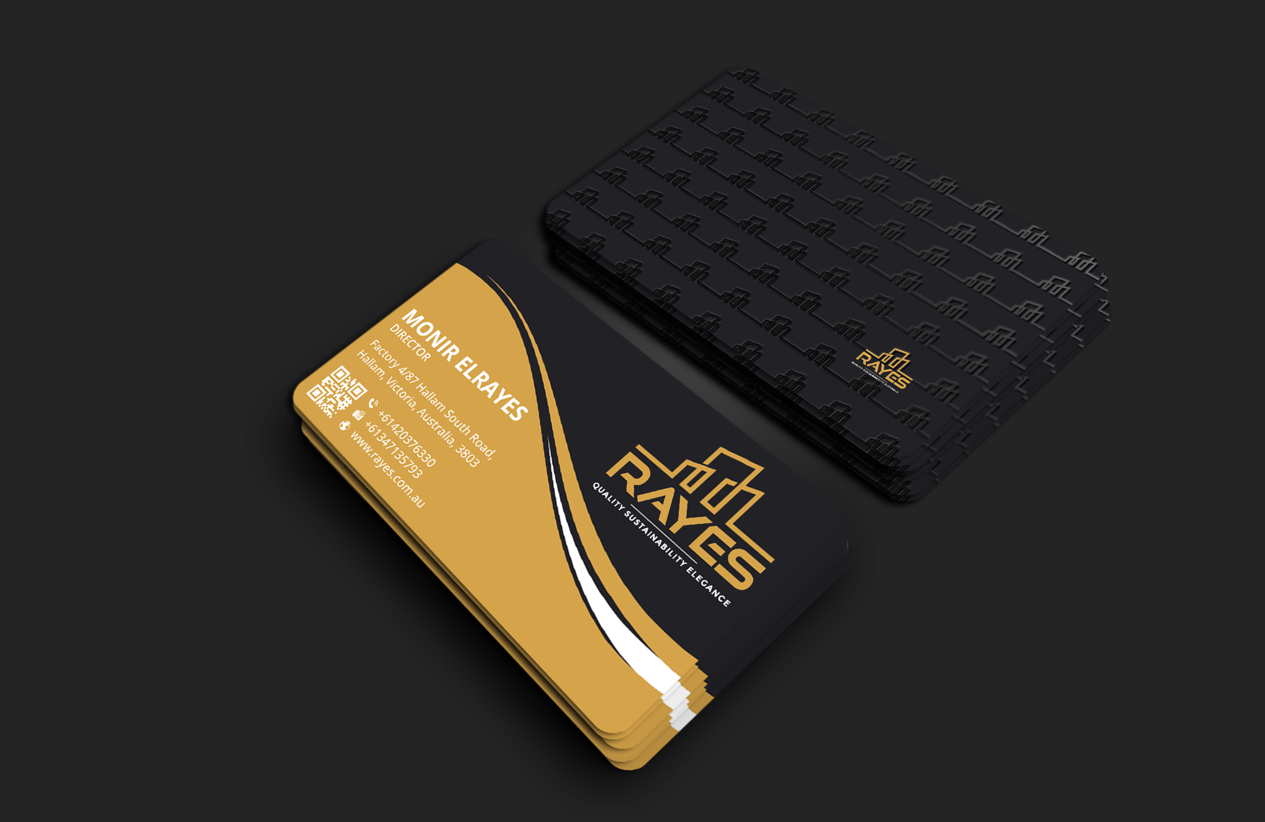 Business Card Design by DesignerShahadat for Rayes Pty Ltd | Design #33047646