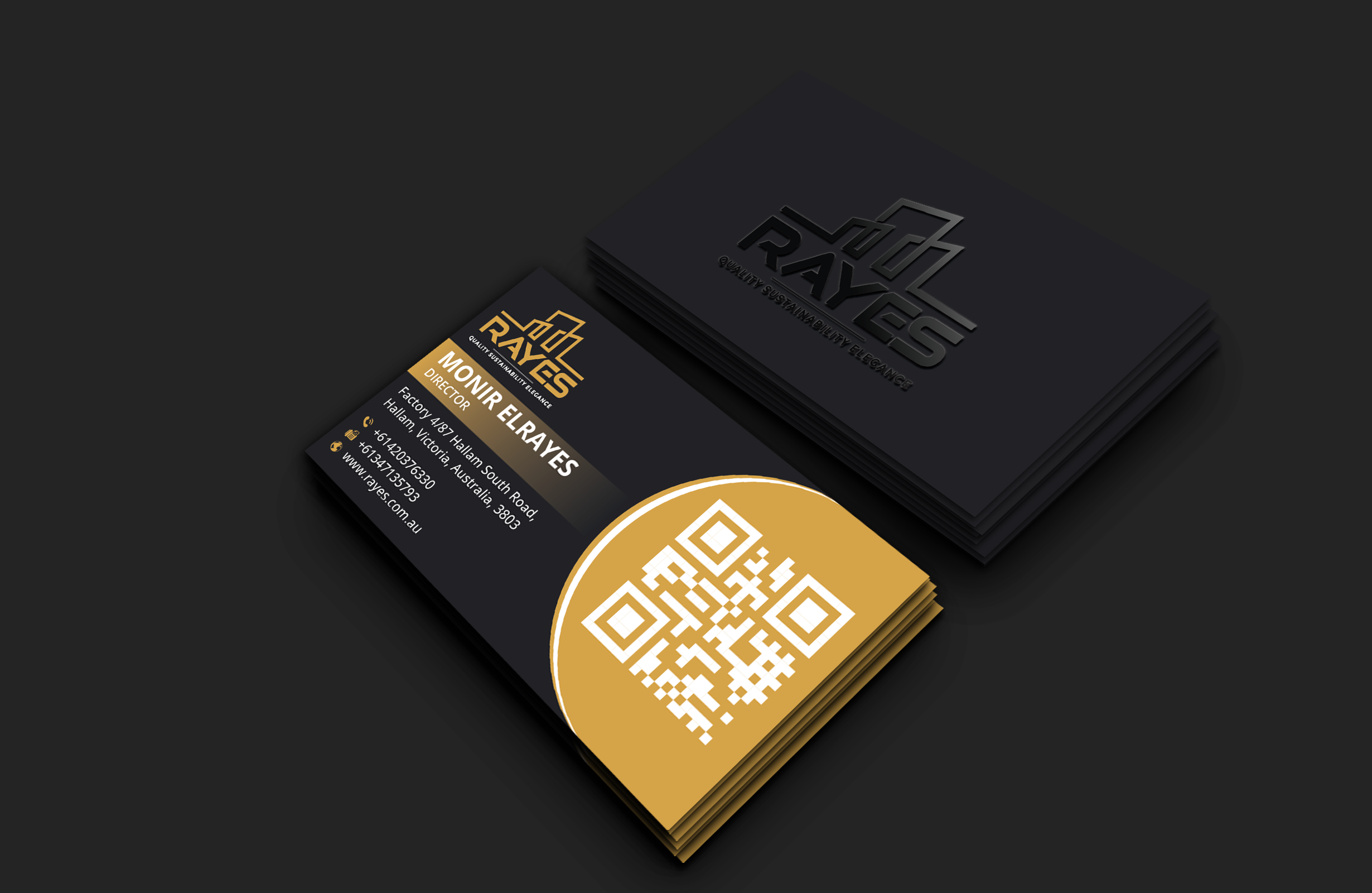 Business Card Design by DesignerShahadat for Rayes Pty Ltd | Design #33047654