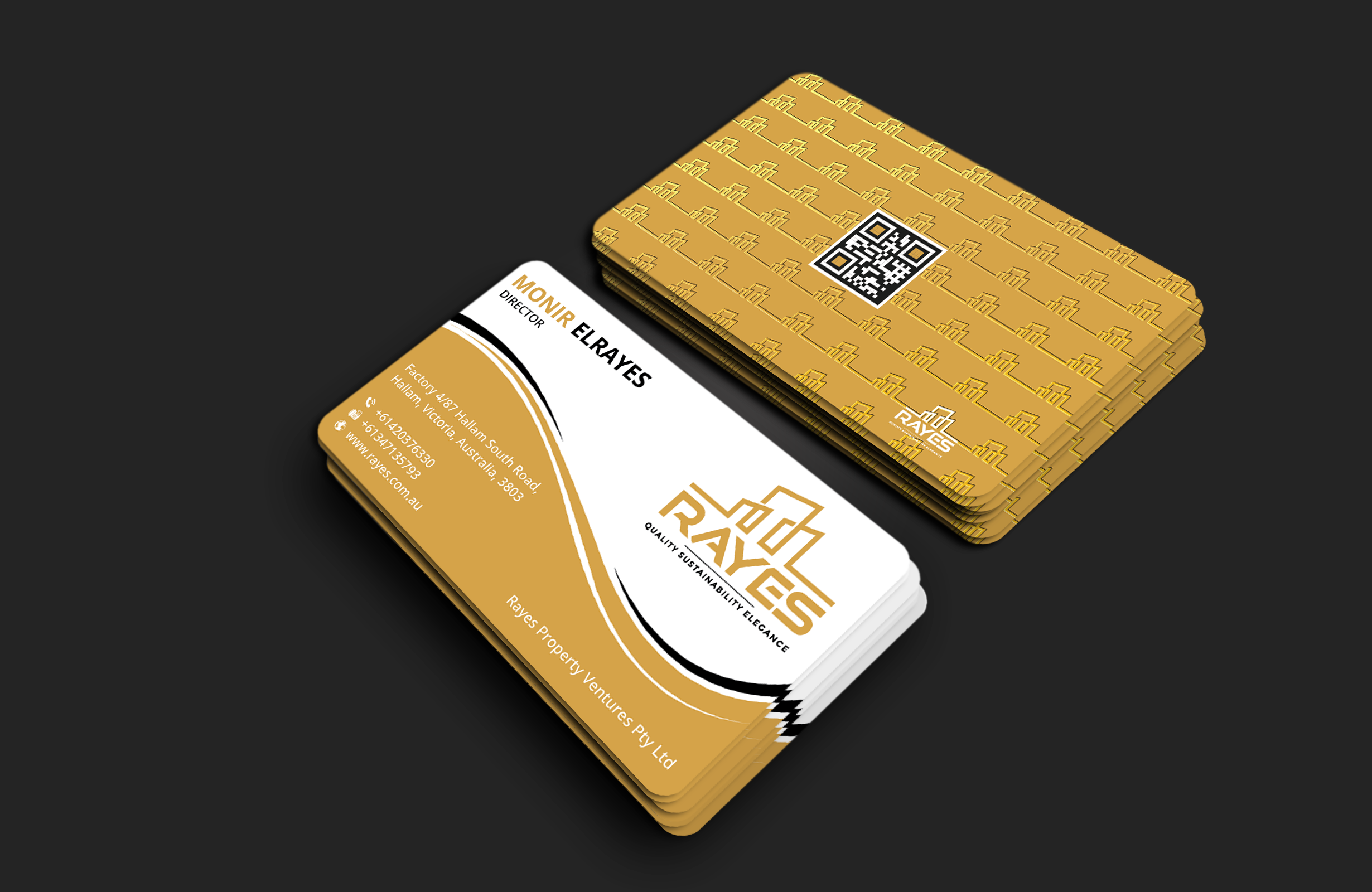 Diseño de Tarjeta de Presentación por DesignerShahadat para Rayes Pty Ltd | Diseño #33047662