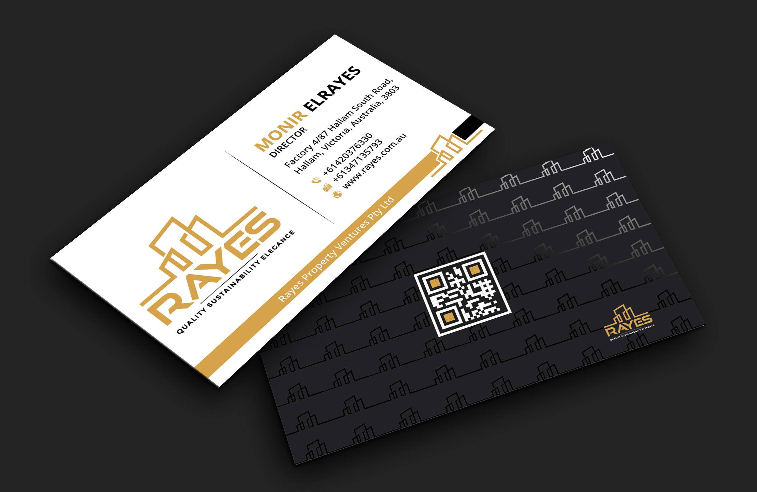 Business Card Design by DesignerShahadat for Rayes Pty Ltd | Design #33047752