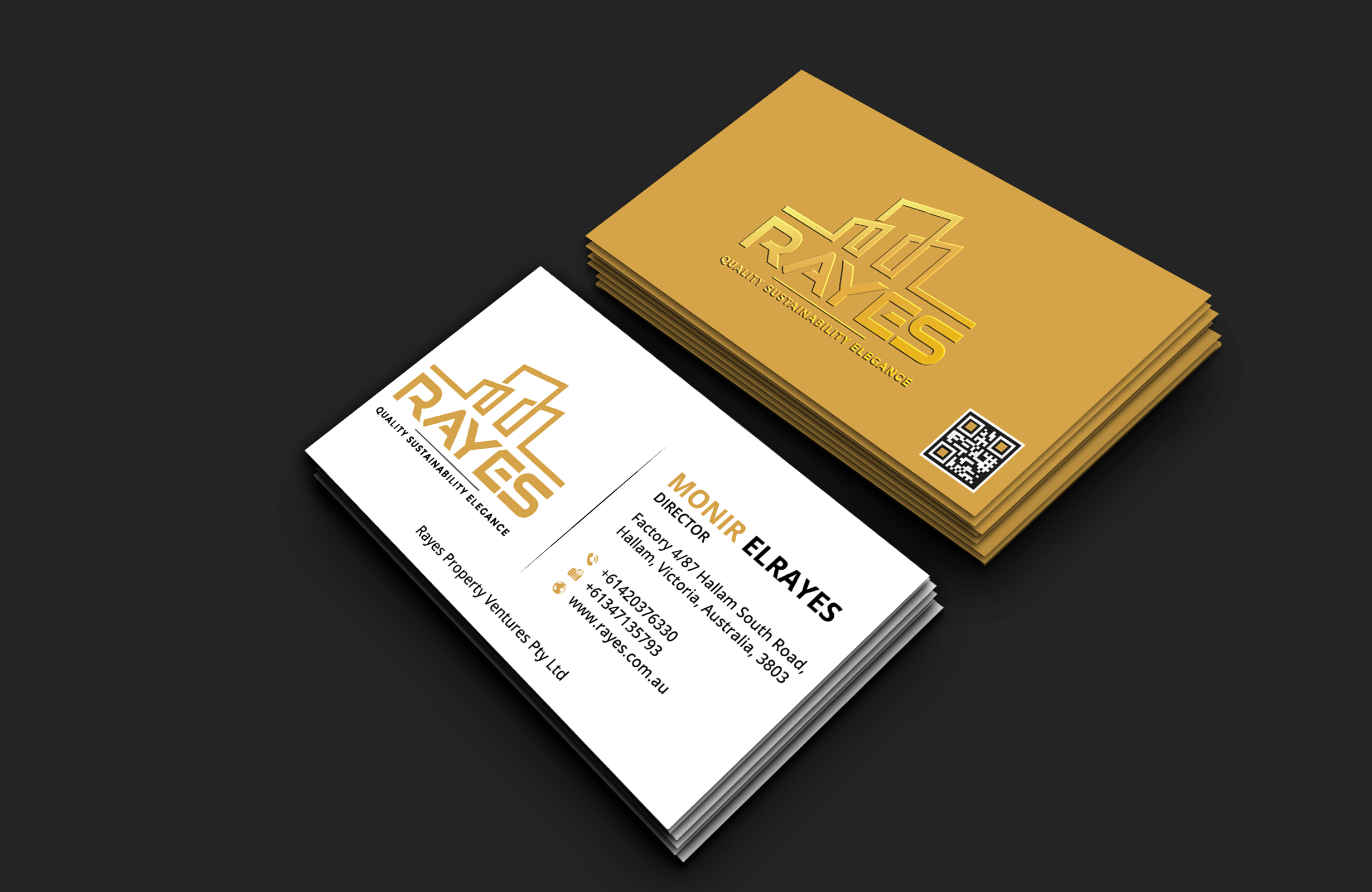 Business Card Design by DesignerShahadat for Rayes Pty Ltd | Design #33047757