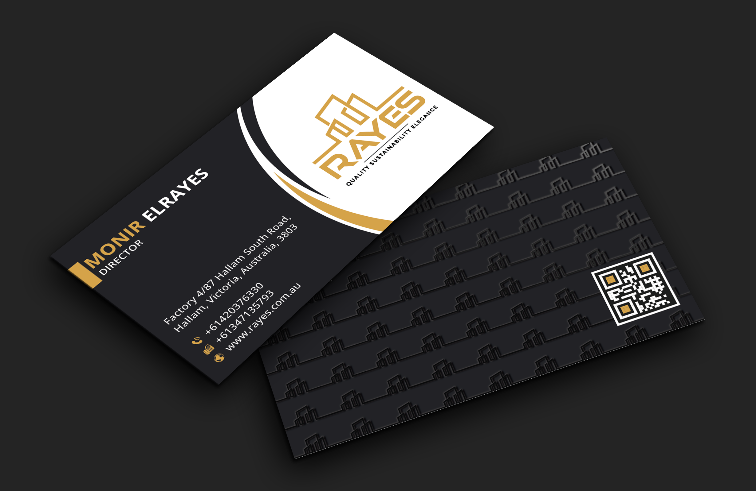 Business Card Design by DesignerShahadat for Rayes Pty Ltd | Design #33047769