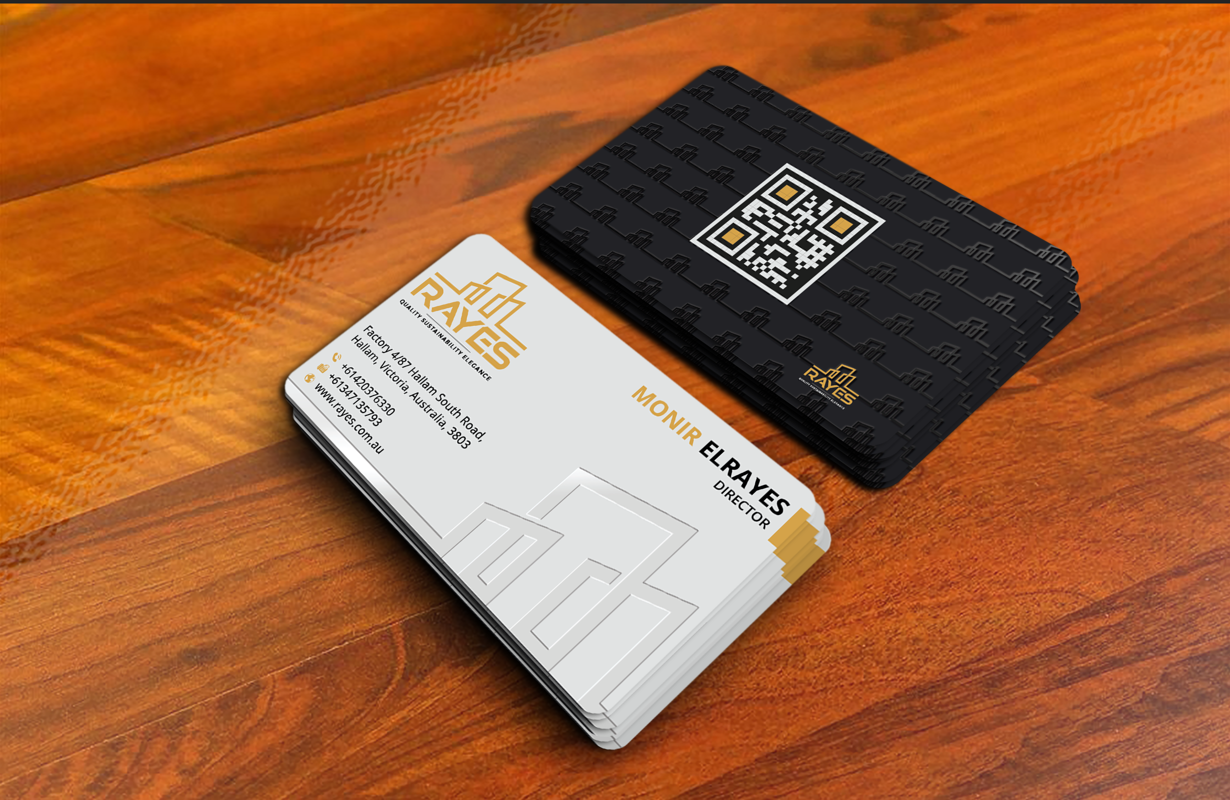 Design de Carte de Visite par DesignerShahadat pour Rayes Pty Ltd | Design #33049885