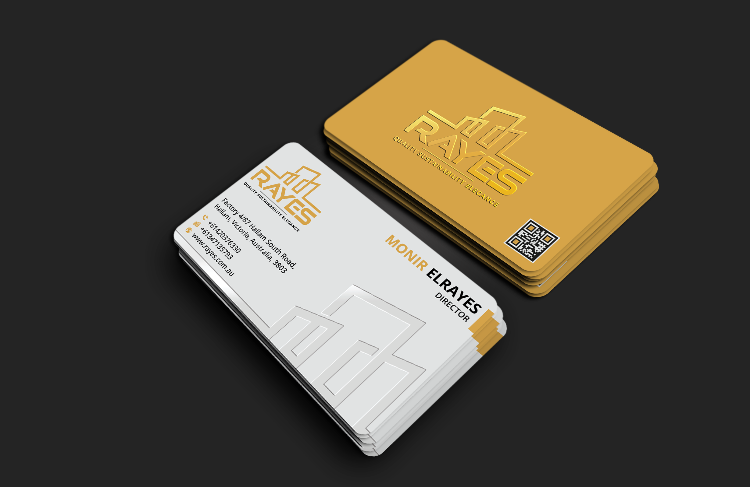Business Card Design by DesignerShahadat for Rayes Pty Ltd | Design #33049886