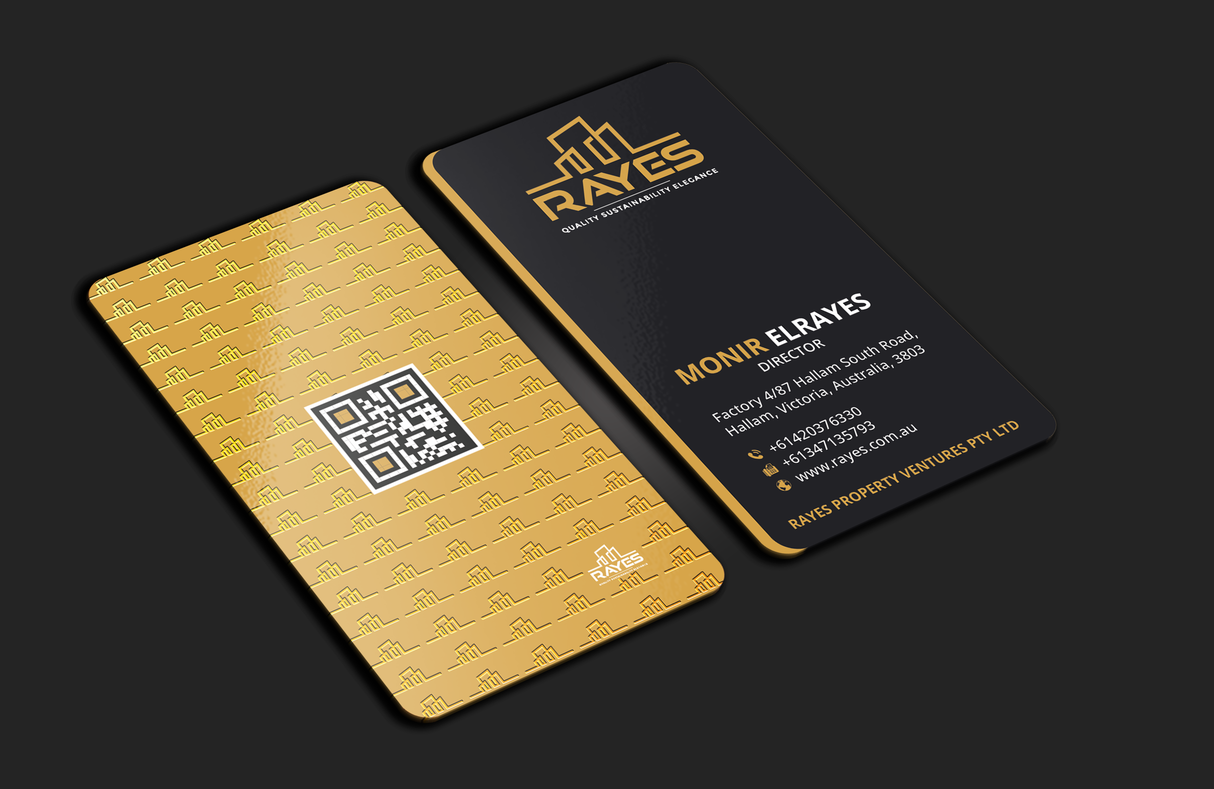 Design de Carte de Visite par DesignerShahadat pour Rayes Pty Ltd | Design #33065208