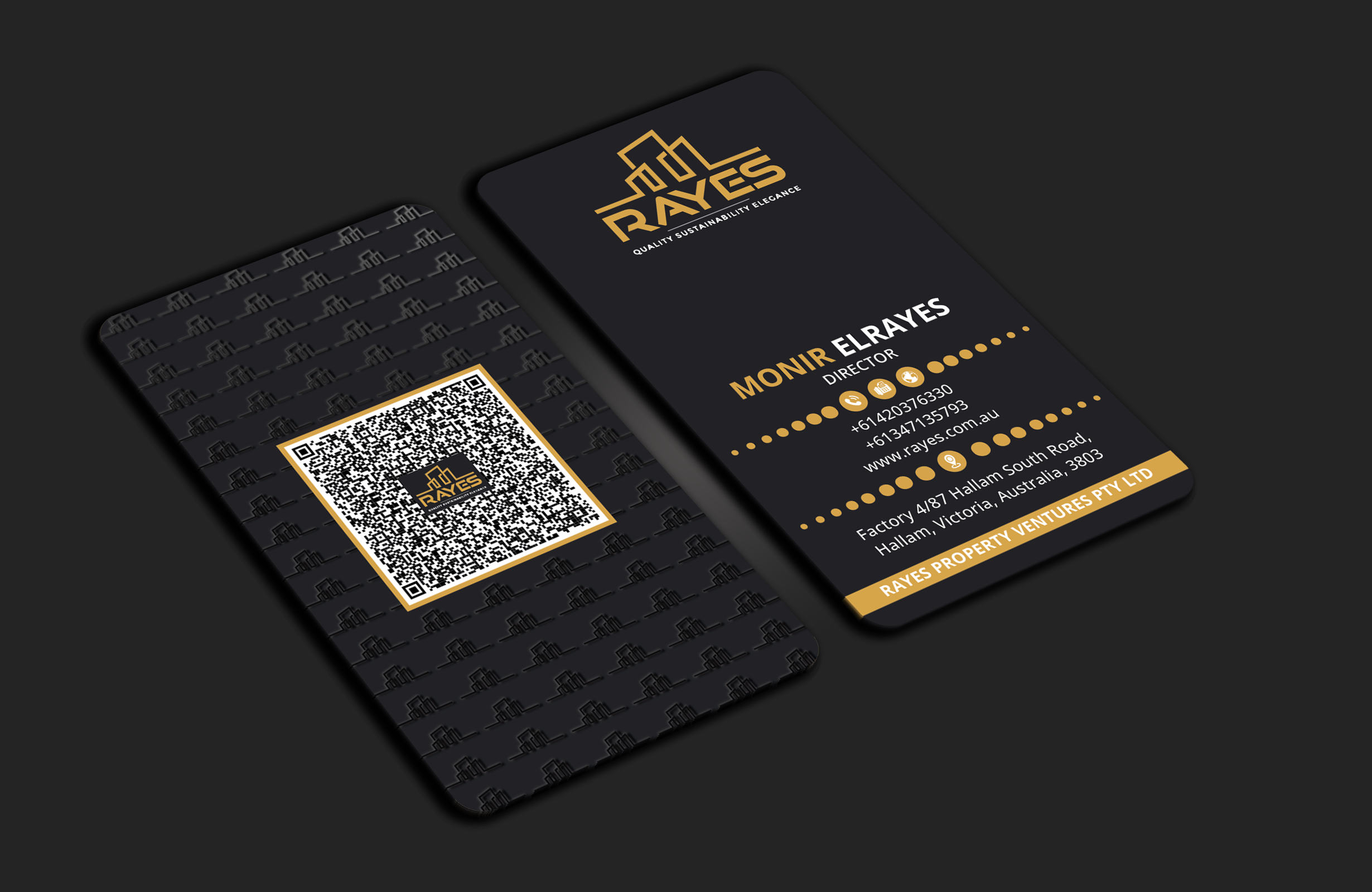 Diseño de Tarjeta de Presentación por DesignerShahadat para Rayes Pty Ltd | Diseño #33103514
