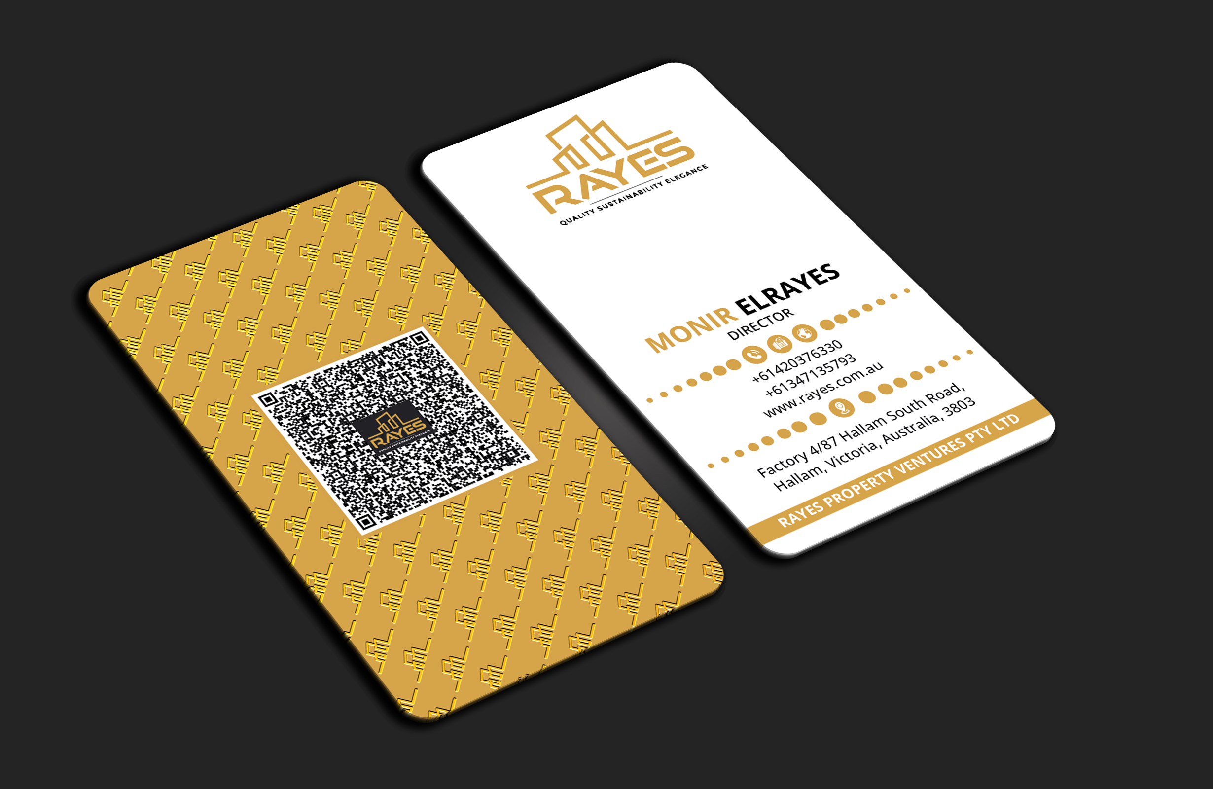 Business Card Design by DesignerShahadat for Rayes Pty Ltd | Design #33103516