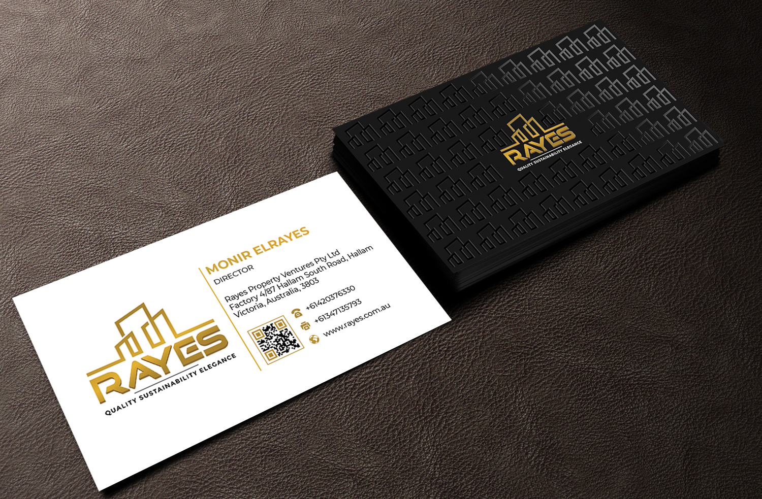 Diseño de Tarjeta de Presentación por Innovative Graphix para Rayes Pty Ltd | Diseño #33061562