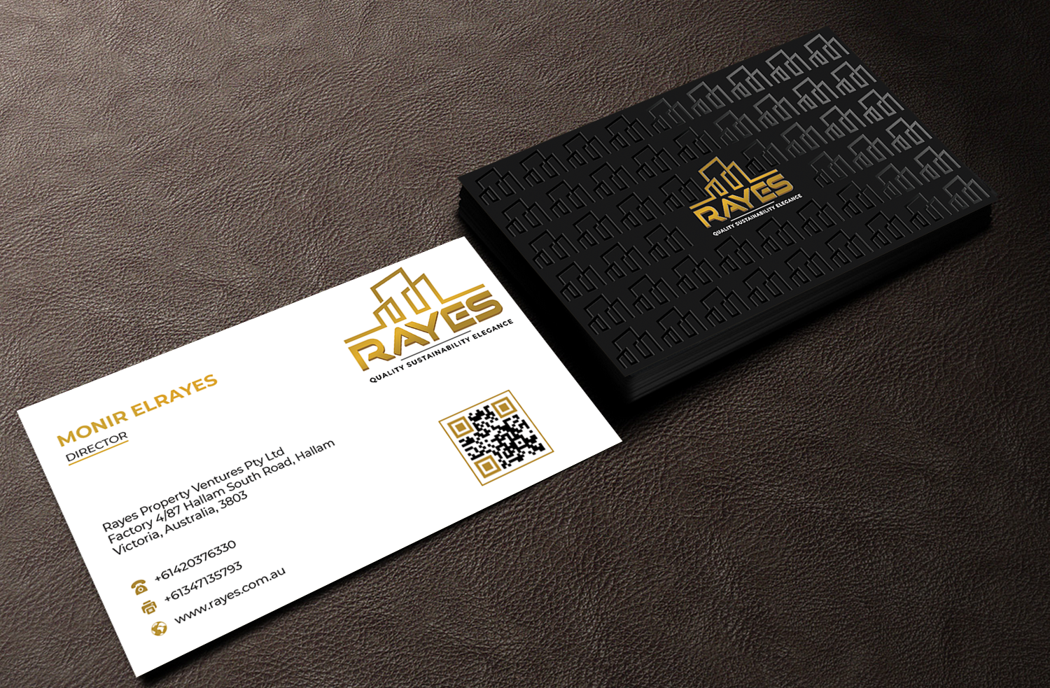 Diseño de Tarjeta de Presentación por Innovative Graphix para Rayes Pty Ltd | Diseño #33061563