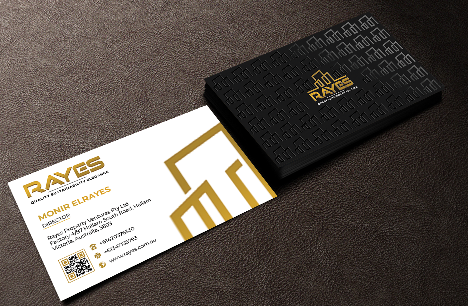 Diseño de Tarjeta de Presentación por Innovative Graphix para Rayes Pty Ltd | Diseño #33061564