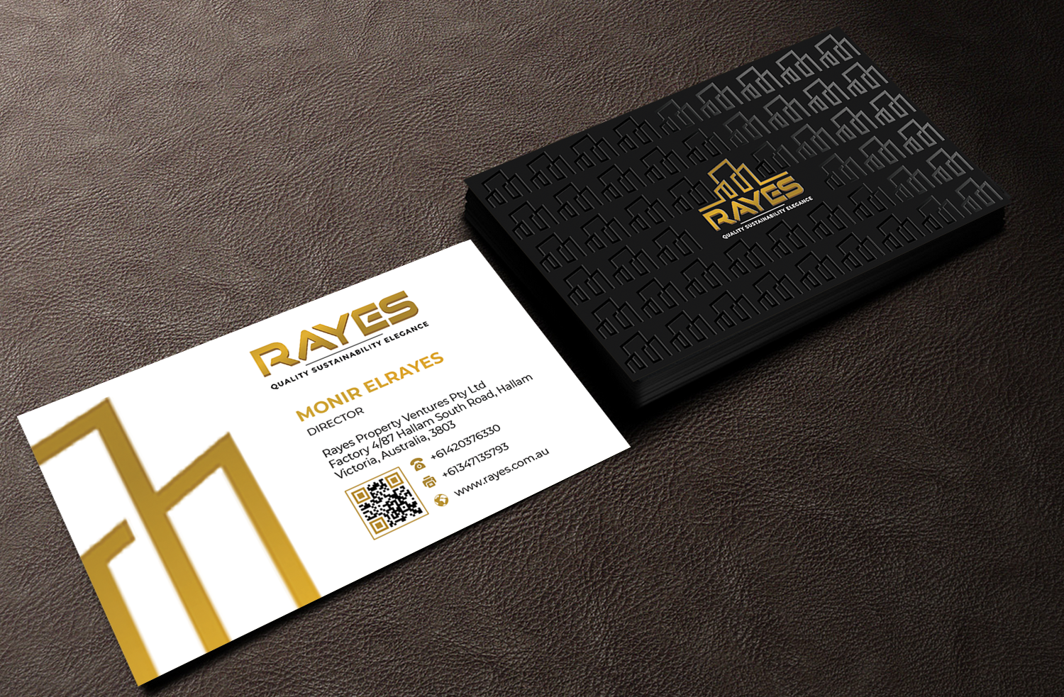 Business Card Design by Innovative Graphix for Rayes Pty Ltd | Design #33061567